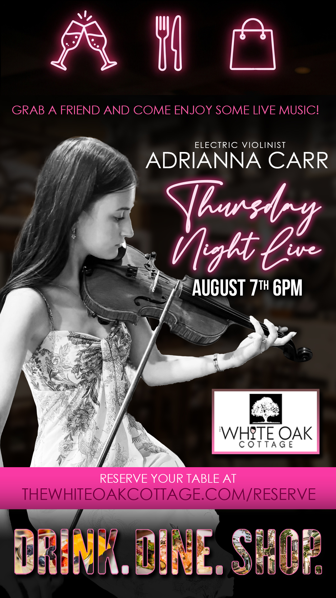 Adrianna Carr Live at The White Oak Cottage
