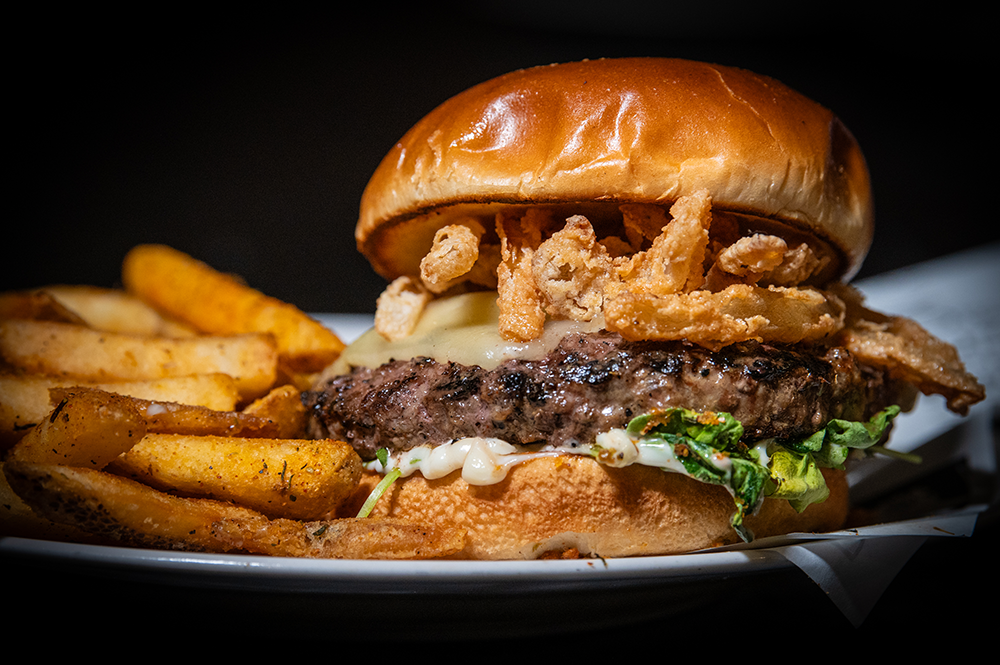 The Cottage Burger at The White Oak Cottage in Lithia