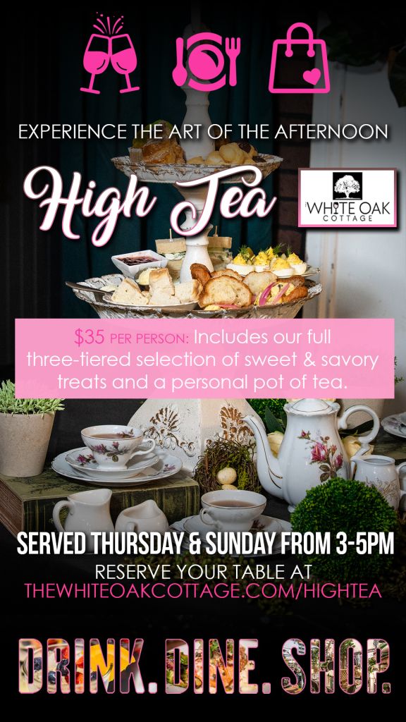 High Tea at The White Oak Cottage in Lithia
