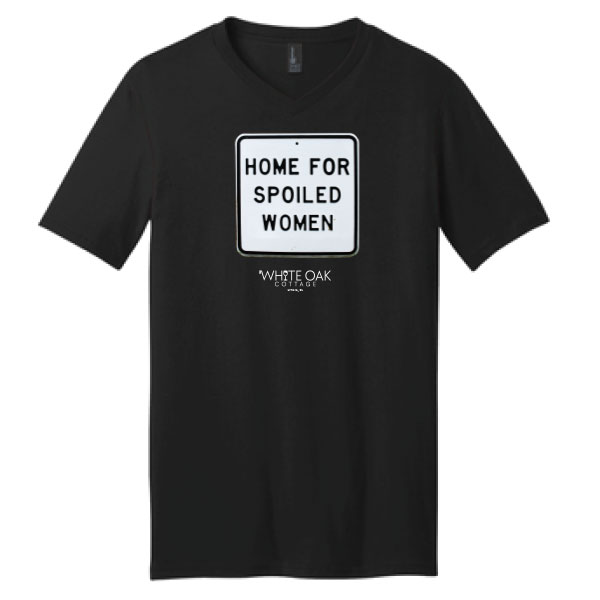 Home For Spoiled Women Black T-Shirt