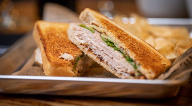 Grilled Turkey and Pear Artisan Sandwich
